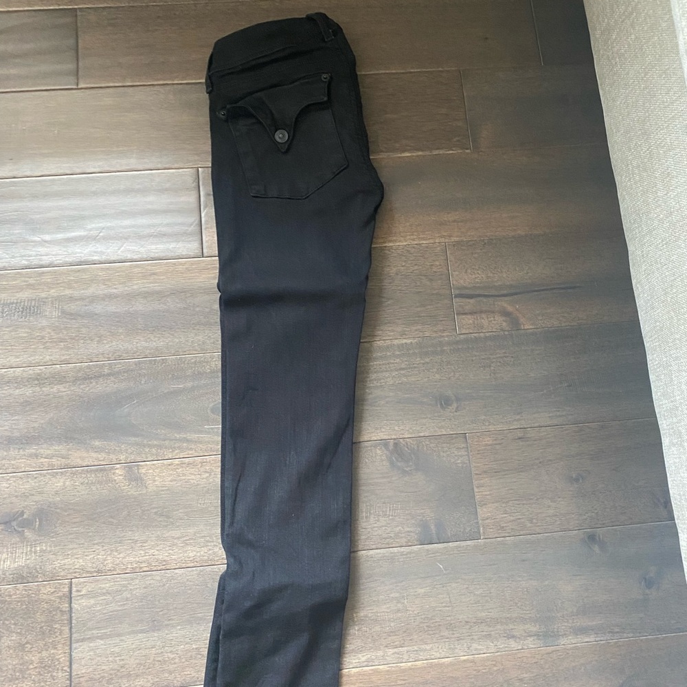 Hudson skinny jeans! Black! Size 25!
